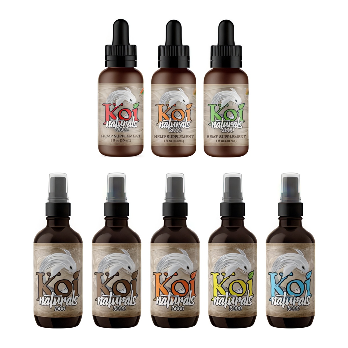 Koi Naturals CBD Oil Tincture 250-2000mg