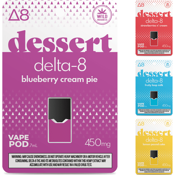 Dessert Delta-8 Vape Pod 450mg