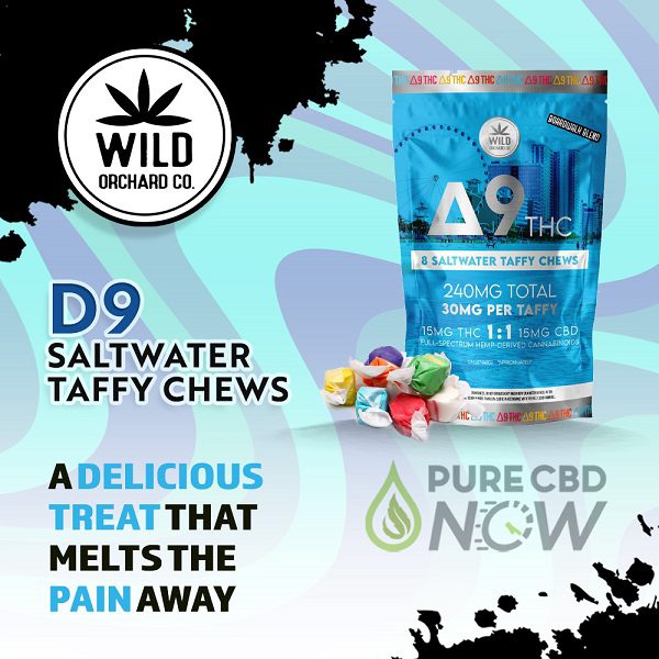 Wild Orchard Delta-9 Saltwater Taffy Chews