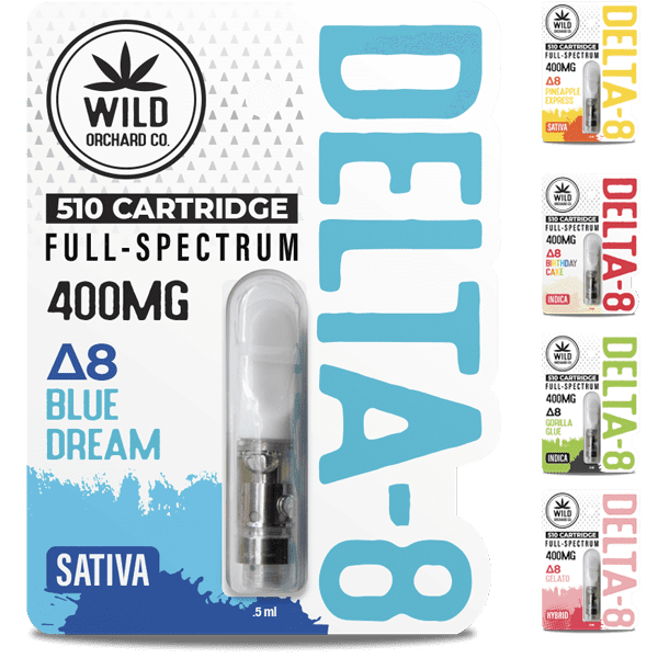 Buy online Wild Orchard Delta-8 510 Cartridges 400mg