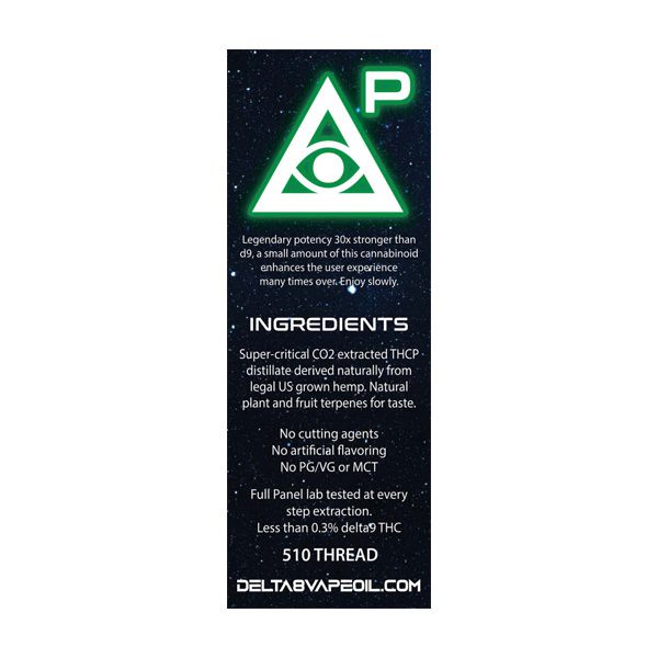 THCP Cartridge Ingredients