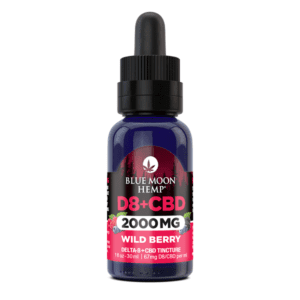 Blue Moon Hemp D8 and CBD Tincture 2000mg