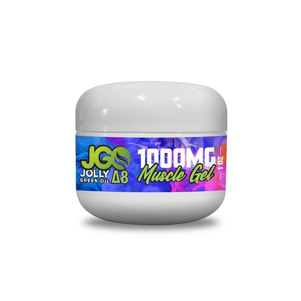 JGO Delta 8 THC Muscle Gel 1000mg 1oz Jar