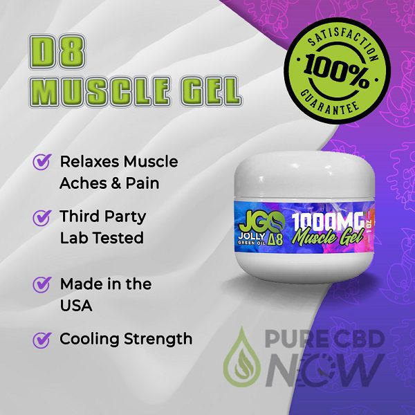 Buy JGO Delta 8 THC Muscle Gel