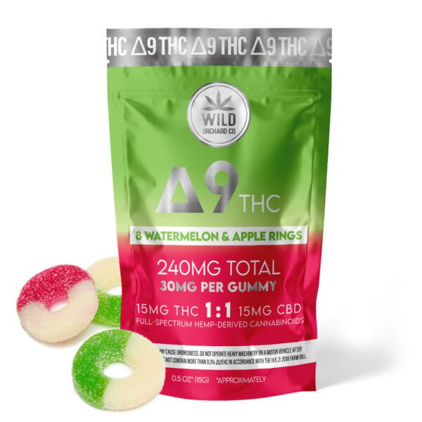 Delta 9 Watermelon and Apple Ring Chews