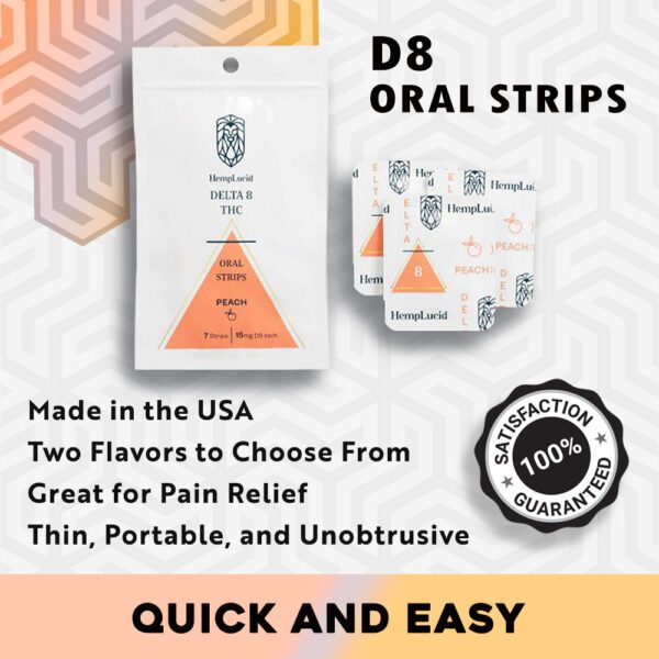 Delta 8 THC Oral Strips 15mg