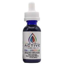 Active CBD Oil – Full Spectrum Water Soluble Tinctures