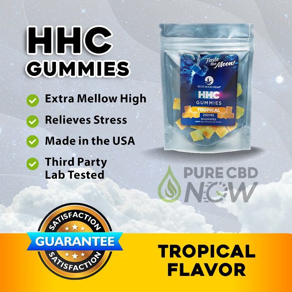 Buy online HHC Tropical Fruit Gummies 250mg