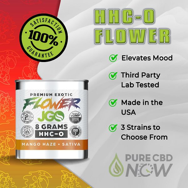 Buy JGO HHC-O Flower 8 Grams