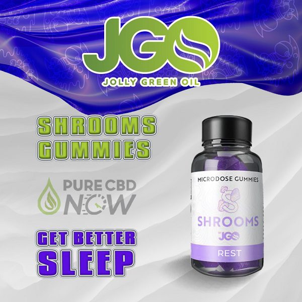 JGO Shrooms Microdose Gummies – REST (10 Counts)