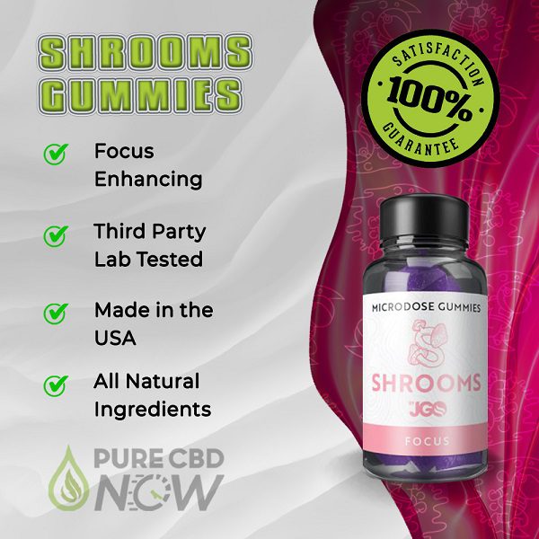 Shrooms Microdose Gummies– REST (10 Counts) by JGO