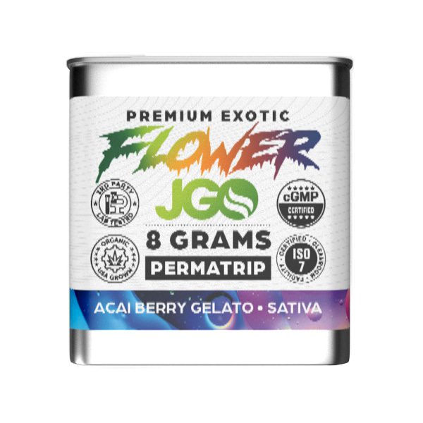 JGO PERMATRIP Blend | Flower 8 Grams | Delta 8 | THC-O | THC-P