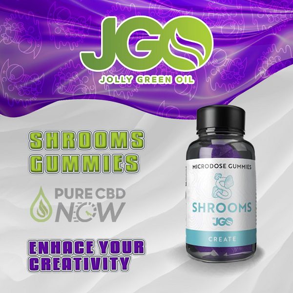 JGO Shrooms Microdose Gummy – CREATE - 10 Counts
