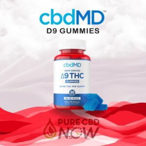 cbdMD Delta 9 Gummies 10 MG THC Per Gummy