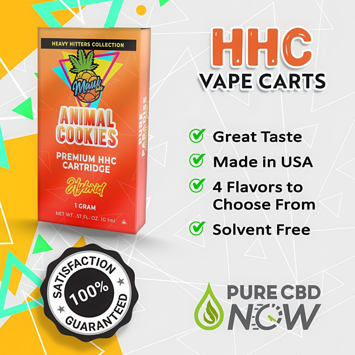 Buy online Maui Lab Premium HHC Cartridge 1 Gram