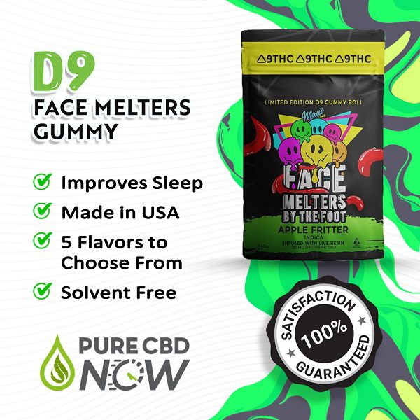 CBD Face Melters by the Foot Gummy Roll