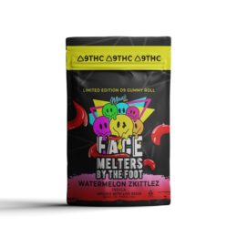 Watermelon Zkittlez D9 Face Melters by the Foot (Gummy Roll)