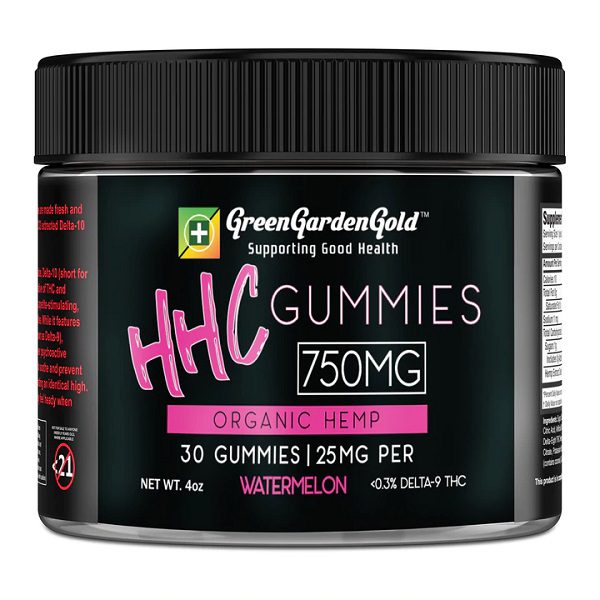HHC Watermelon Gummies 750mg – 25 MG Per Gummy (30ct)