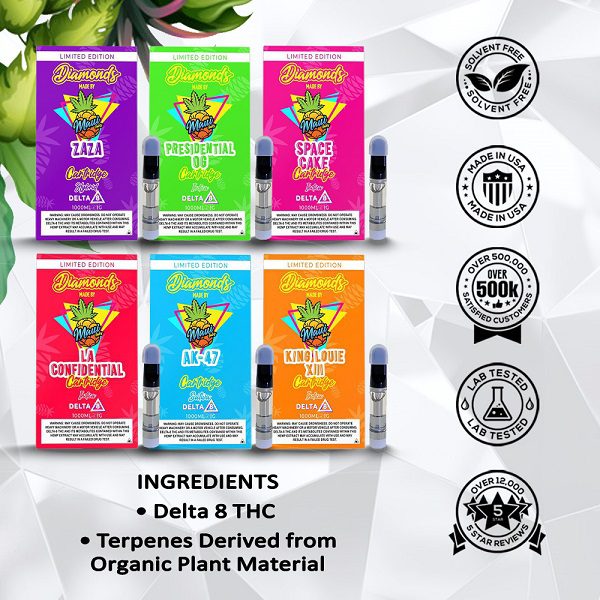 Maui Labs Delta-8 cart Ingredients