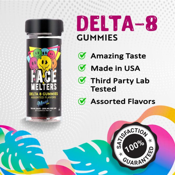 Face Melters Delta 8 THC Gummies