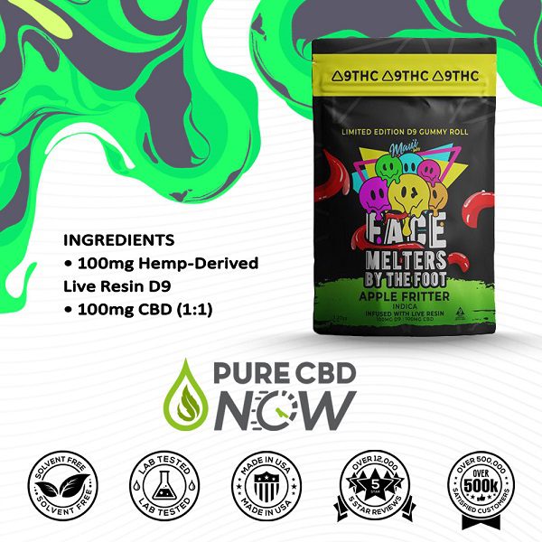 Maui Labs D9 CBD Face Melters Ingredients