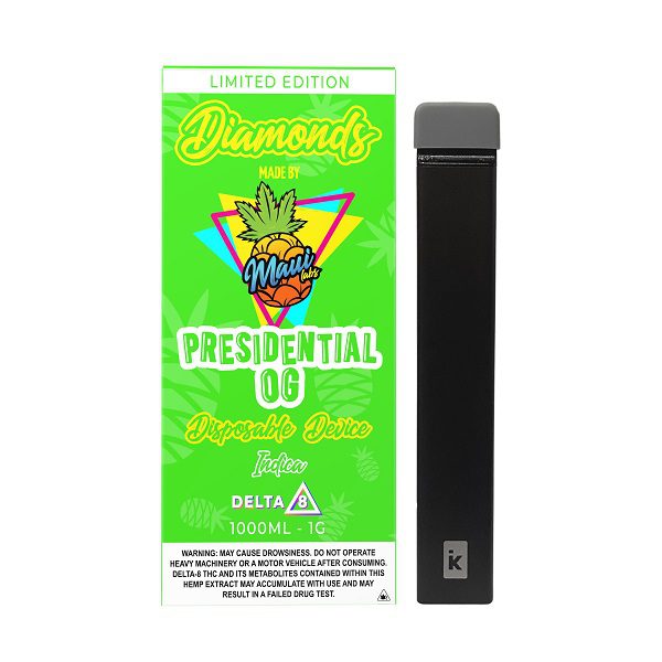 Presidential OG Diamonds Delta-8 Disposable Vape