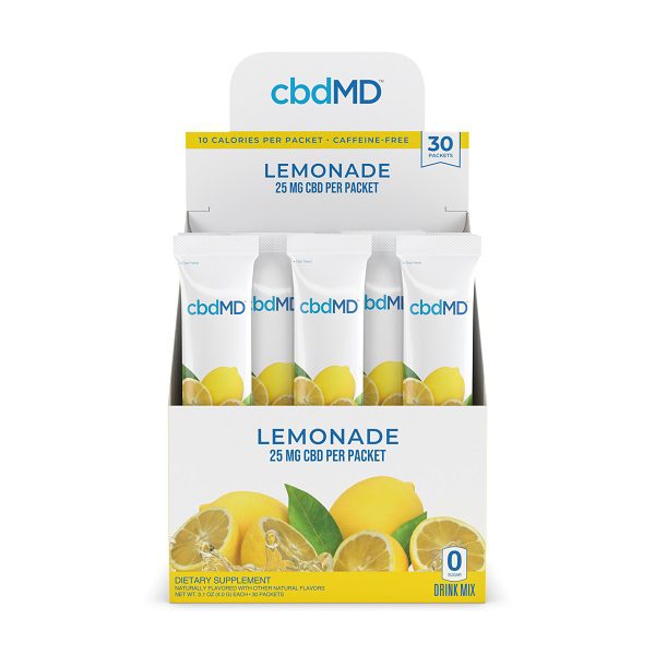 Powdered Drink Mix Lemonade 25mg 30 count