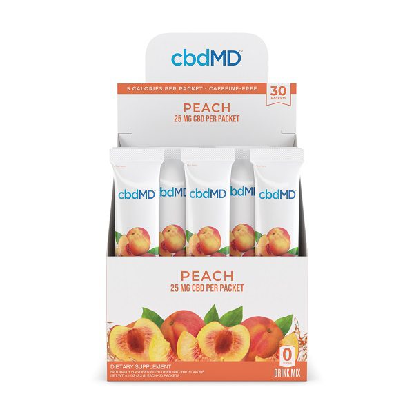Powdered Drink Mix Peach 25mg 30 count