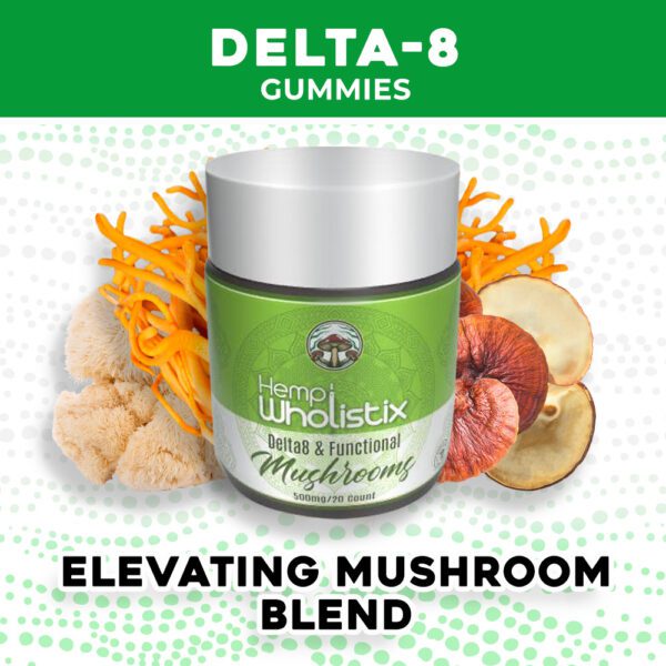 Delta 8 and Functional Mushrooms Blend Gummy