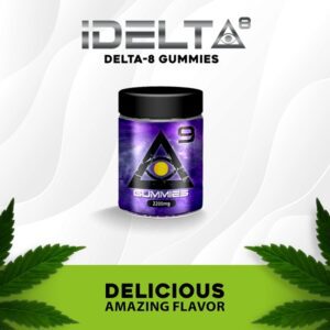 iDELTA Premium Black Hole Delta 9 Blend Gummies 2200mg