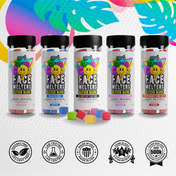 Buy maui labs delta 8 face melters gummies