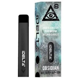 iDELTA 8 Premium Vape – Obsidian Disposable Vape Pen