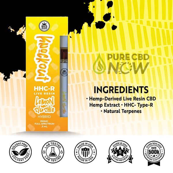 Wild Orchards HHC-R Live Resin 250mg Rechargeable and Disposable Vape Ingrdients