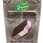Delta 8 Infused Freeze Dried Ice Cream Sandwiches 100MG