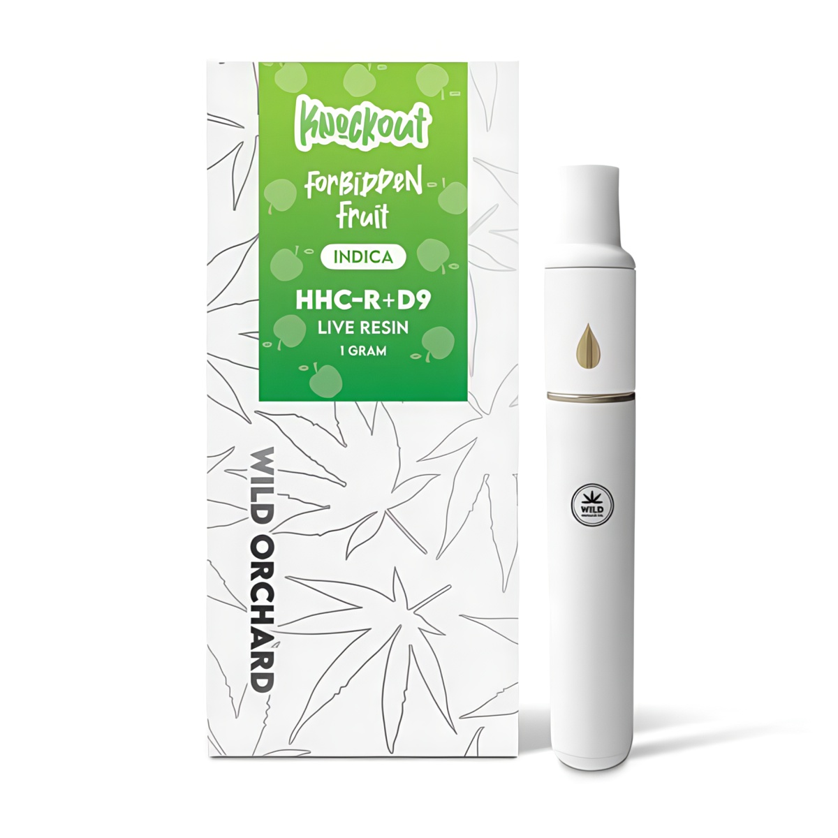 Wild Orchard Knockout “Forbidden Fruit” HHC-R Live Resin Vape Pen 1 Gram
