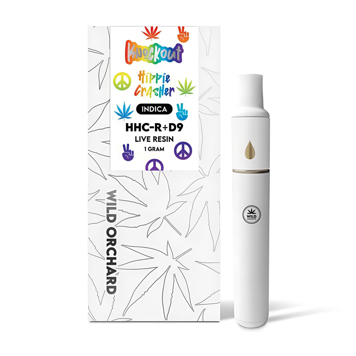 Wild Orchard Knockout “Hippie Crasher” HHC-R Live Resin Vape Pen 1 Gram