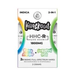Knockout 2-In-1 HHC-R Live Resin Vapes 1 Gram