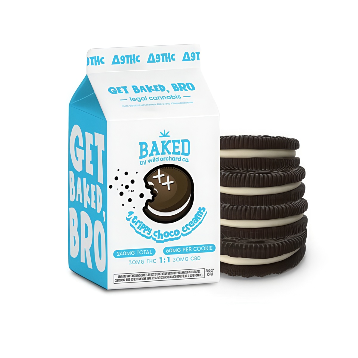 Baked Delta-9 Trippy Choco Creams - 4pk