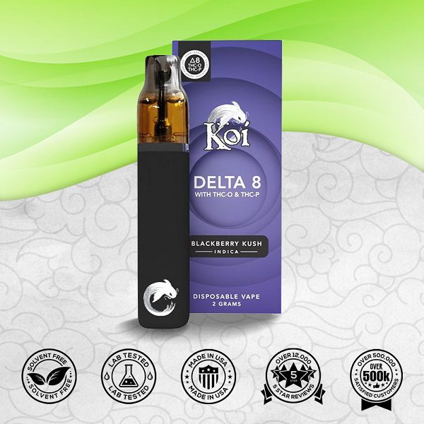 Koi Delta 8 THC + THC-O + THC-P Disposable Vape Pen 2 Gram