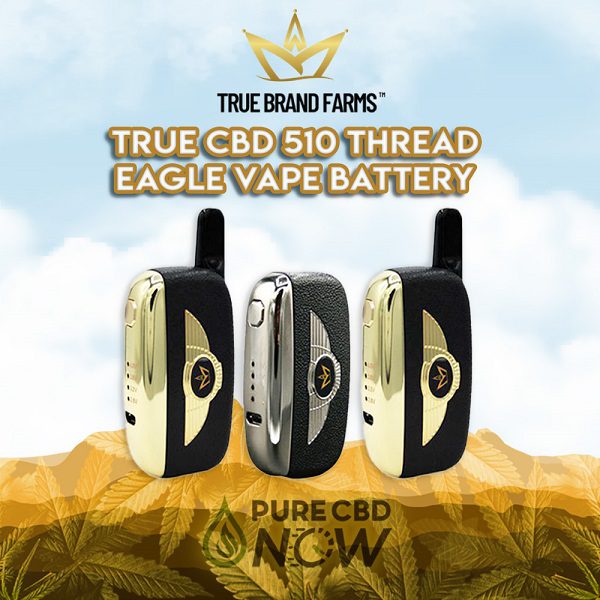 510 Thread Eagle Vape Battery by True CBD