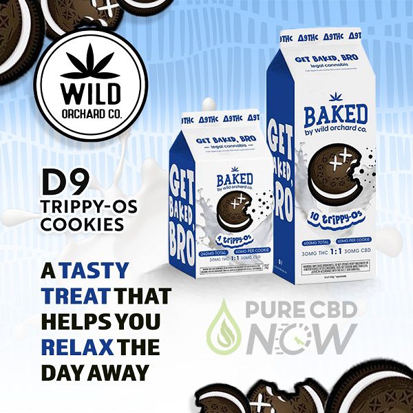 Wild Orchard Baked Delta-9 Trippy-Os Cookies