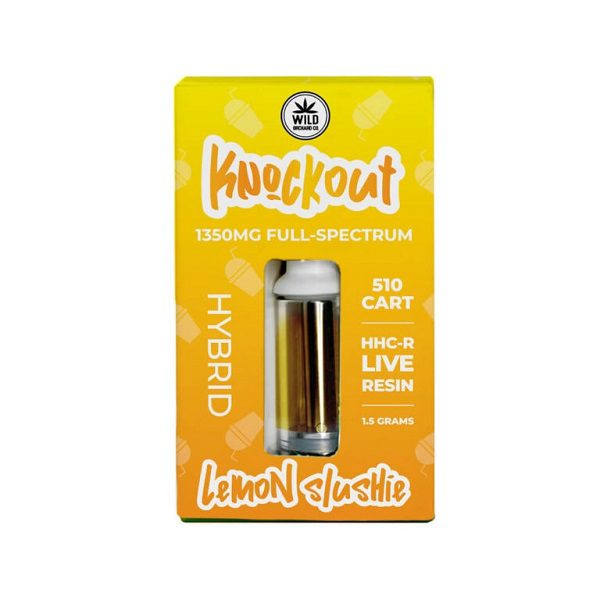 Knockout “Lemon Slushie” HHC-R Live Resin 510 Cart