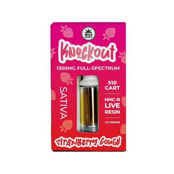 Knockout “Strawberry Cough” HHC-R Live Resin 510 Cart