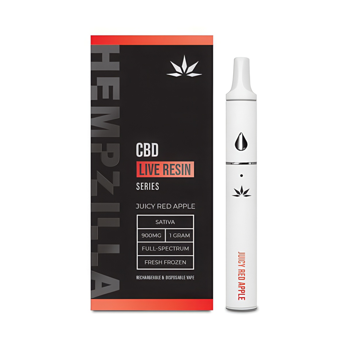 Juicy Red Apple CBD Live Resin 1G Vape