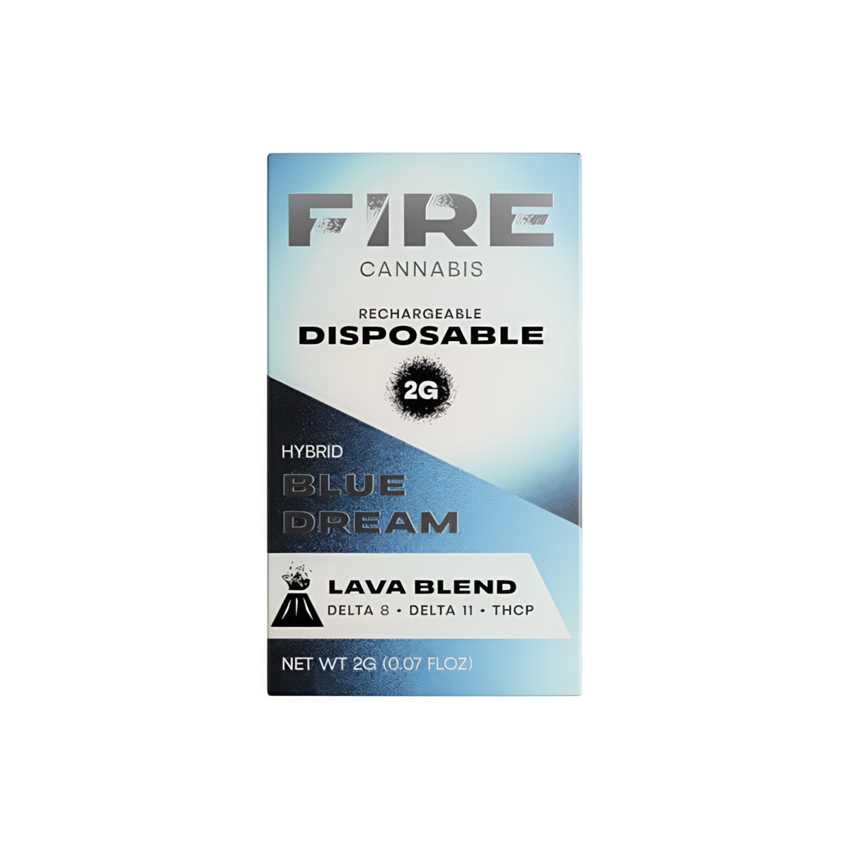 Lava Blend Rechargeable Disposable Vape Pen 2g - Blue Dream (Hybrid)