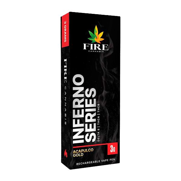 Fire Cannabis Inferno Blend Disposable 3g Acapulco Gold strain