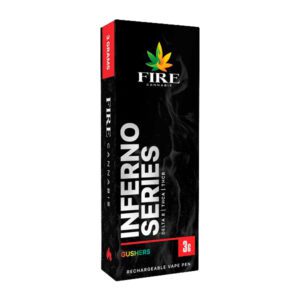 Fire Cannabis Inferno Blend Disposable 3g Gushers strain