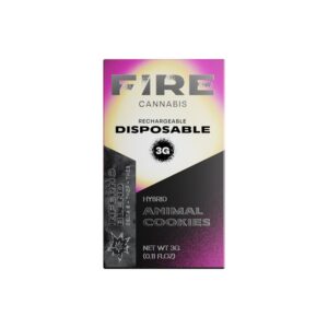 Fire Cannabis Inferno Blend Rechargeable & Disposable Vape Pen 3g - Animal Cookies Flavor