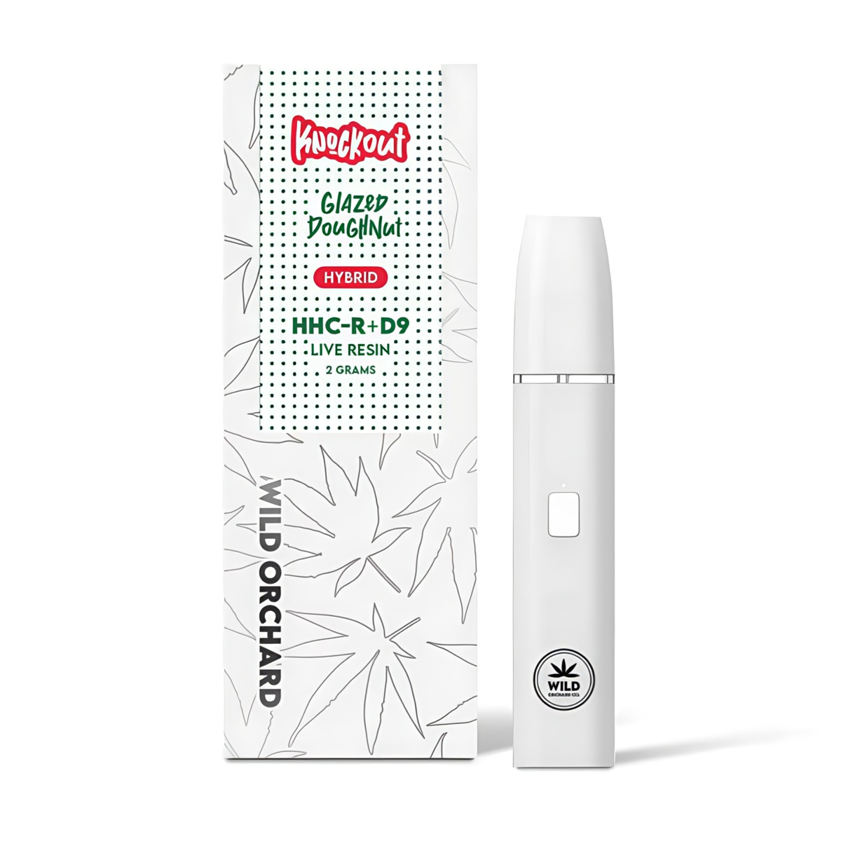 Wild Orchard Knockout “Glazed Doughnut” HHC-R Live Resin Vape Pen 2 Gram