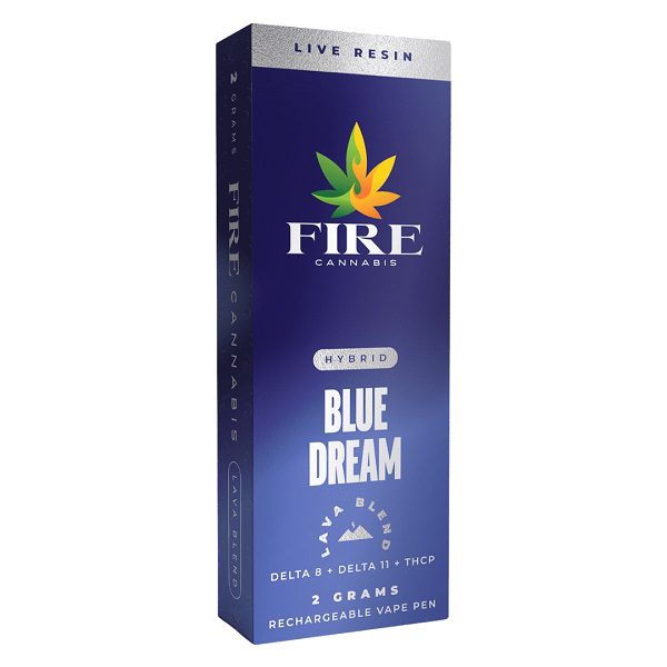 Fire Cannabis Rechargeable and Disposable Vape Blue Dream (Hybrid) Strain